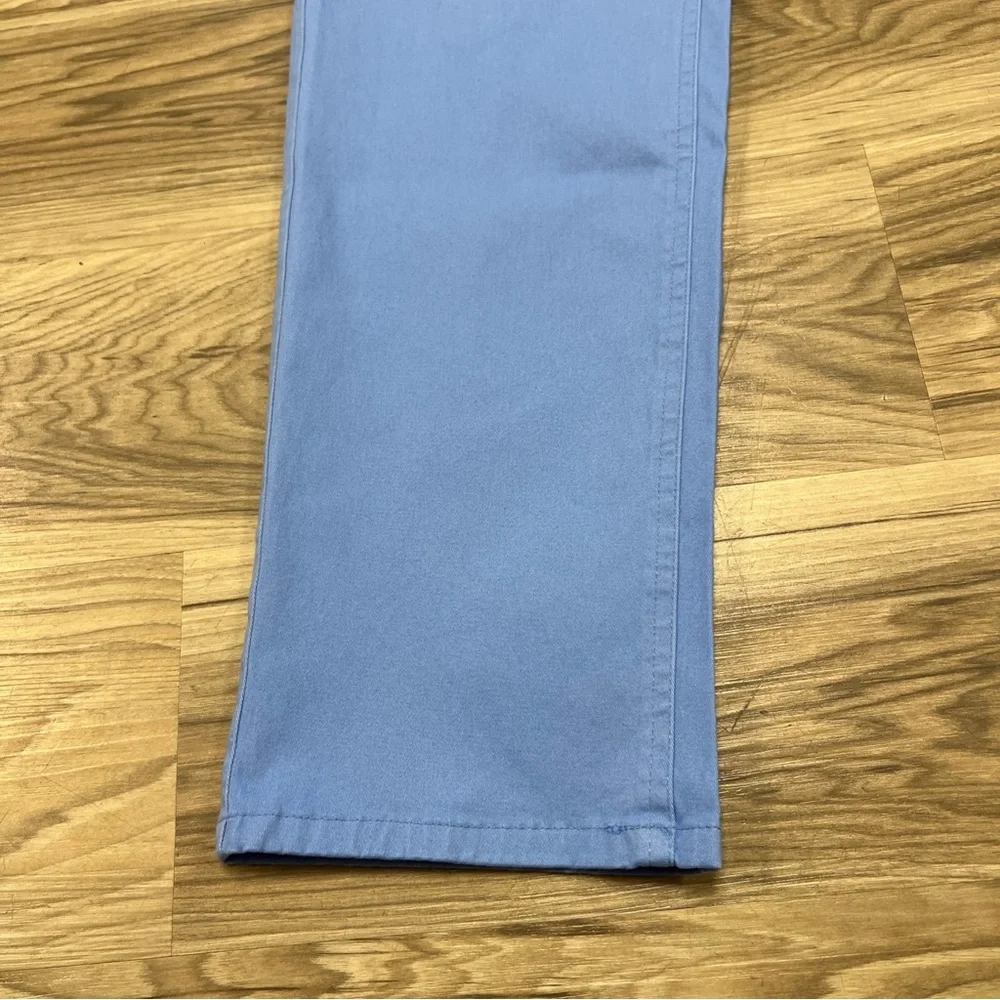 FootJoy Cotton Twill 5-Pocket Pants Blue Lagoon Golf Casual Stretch Mens 33x32 - Picture 2 of 6